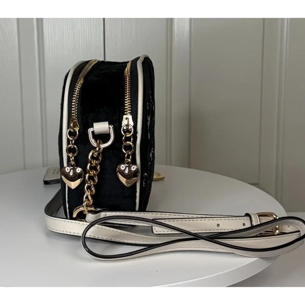 Scottie Dogs Camera Xbody Juicy Couture Crossbody Purse Black and White - NWT - Picture 6 of 16